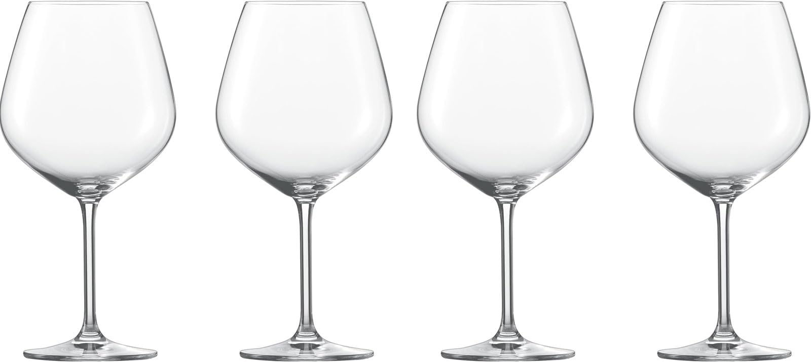 

ZWIESEL GLAS Break-Resistant Forte Wine Glasses for Red Wine (Burgundy), Burgundy, Large, 4 Glasses, Machine-Made, l123614