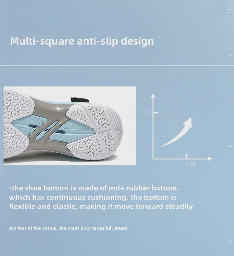 Crossing 2.0: Unisex Professional Badminton Shoes - Non-slip, Shock Absorbing, Breathable