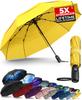 Even In Winds Up To with a Lifetime Replacement TUMELLA The Strongest Folding Umbrella 5x More Durable Than Other UPF Highest Level of UV Lightweight