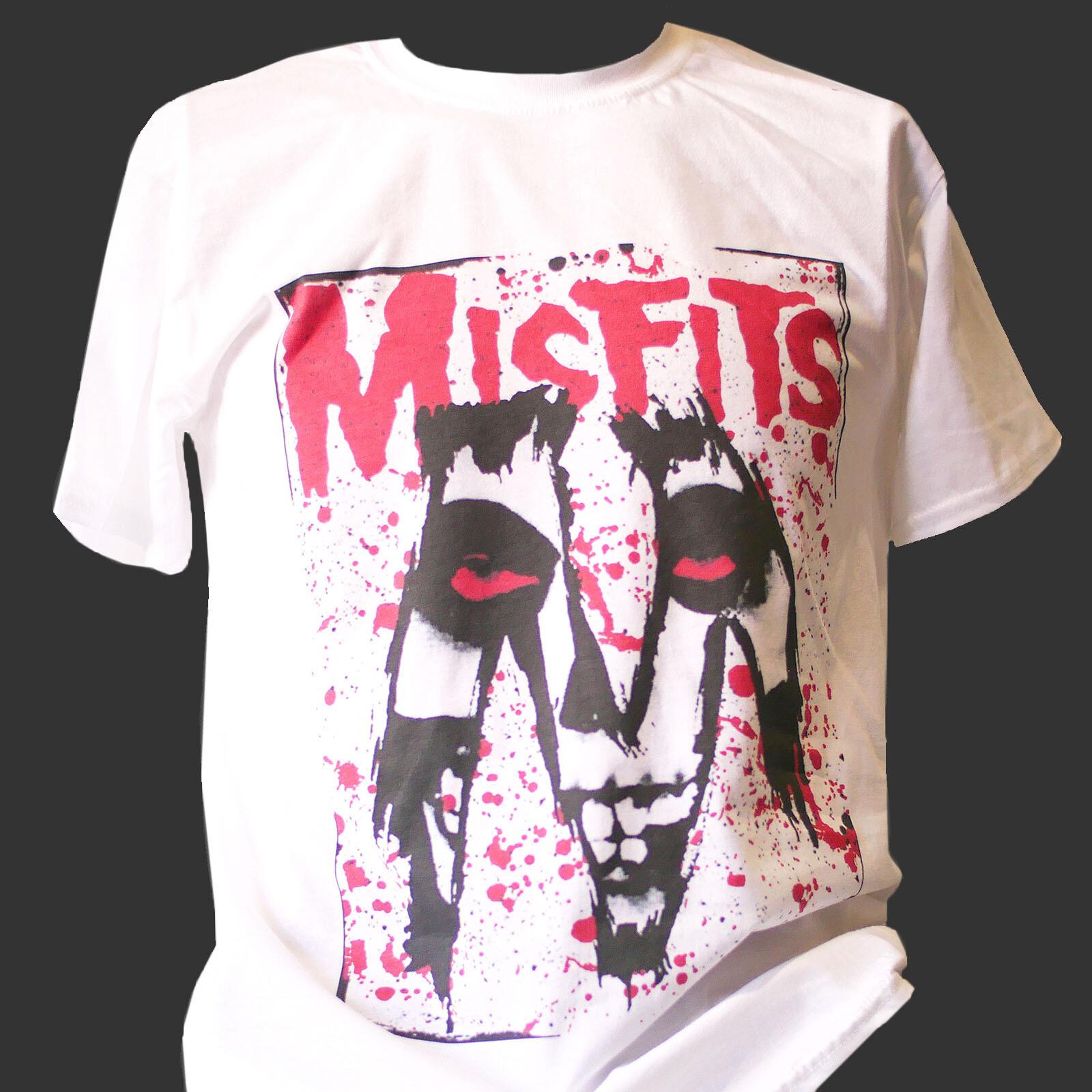 MISFITS METAL GOTH PUNK ROCK T-Shirt Mens Womens Tees Top unisex S-3XL 2XL