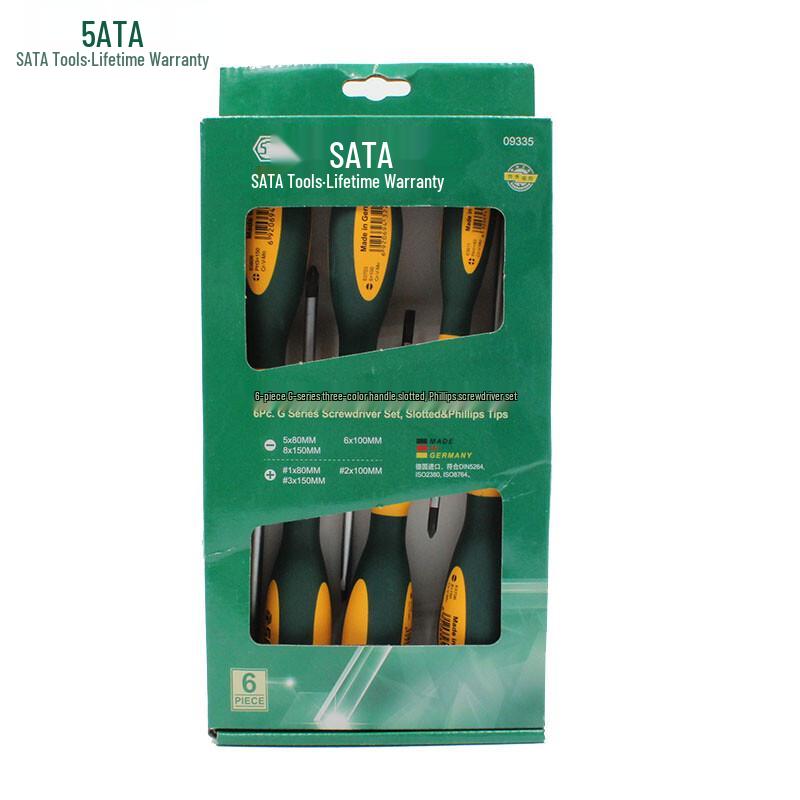 SATA G-Series 6-Piece Flat & Phillips Screwdriver Set