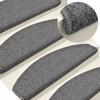 Step Mats 30 Pcs. 65 X 24 X 4 Cm Dark Gray Semi Circular Large