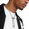 Elegant Stainless Steel Necklace with Bolo Design Scratch Resistant Neckchain for Casual and Formal Occasions