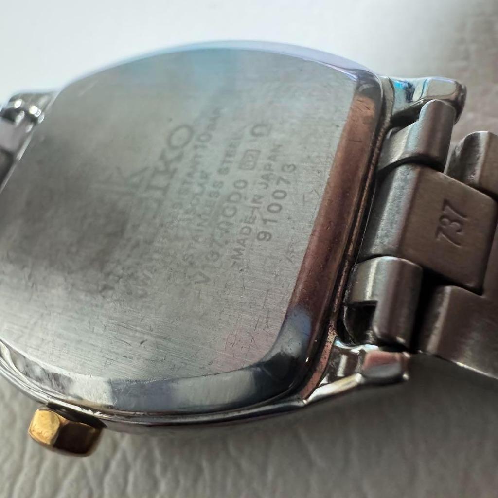 [USED] SEIKO Lucia Shell Dial V137-0CD0 Solar Women's Watch