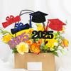 6Pcs Sided 2025 Graduation Party Centerpiece Sticks-Graduation Decorations Class
