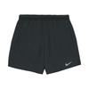 Solid Color Brand Logo Split Hem Drawstring Shorts Men Shorts Black DM4761-010