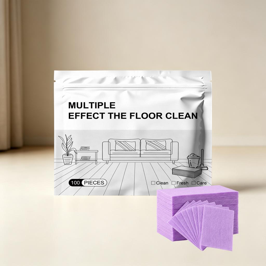 Multiple Effect Floor Cleaning Sheets 100 Pieces for Efficient Household Use Suitable for Various Floor Surfaces and Types