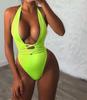 Costume da bagno intero da donna europeo e americano - Bikini Sexy con Fascia Intrecciata (Stile 9133)