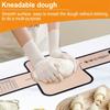 Tappetino per pane in silicone D2, fodera per teglia, riutilizzabile, resistente al calore, con manico lungo, antiaderente, facile da pulire.