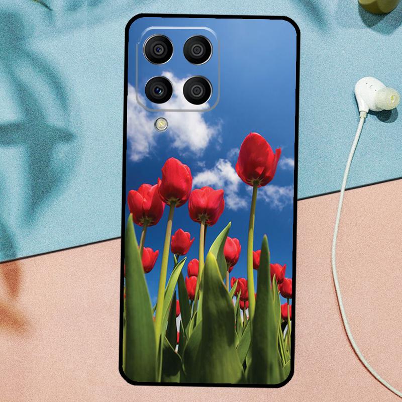Tulip Flower For Samsung Galaxy M14 M34 M54 M20 M06 M16 M12 M13 M15 M35 M55 M33 M53 M21 M31 M32 M52 Case