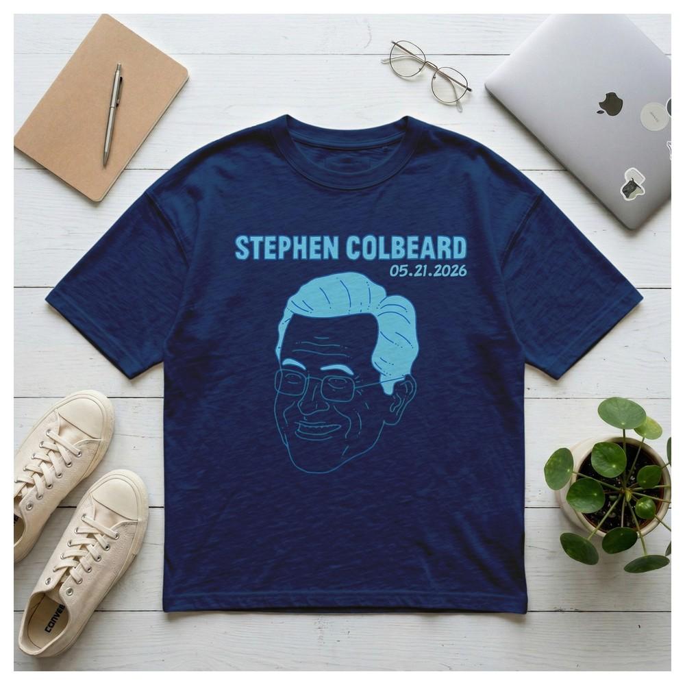 

Funny Bearded Man Glasses Caricature TShirt Comedy Sketch Graphic Tee Colors Unisex T-Shirt S