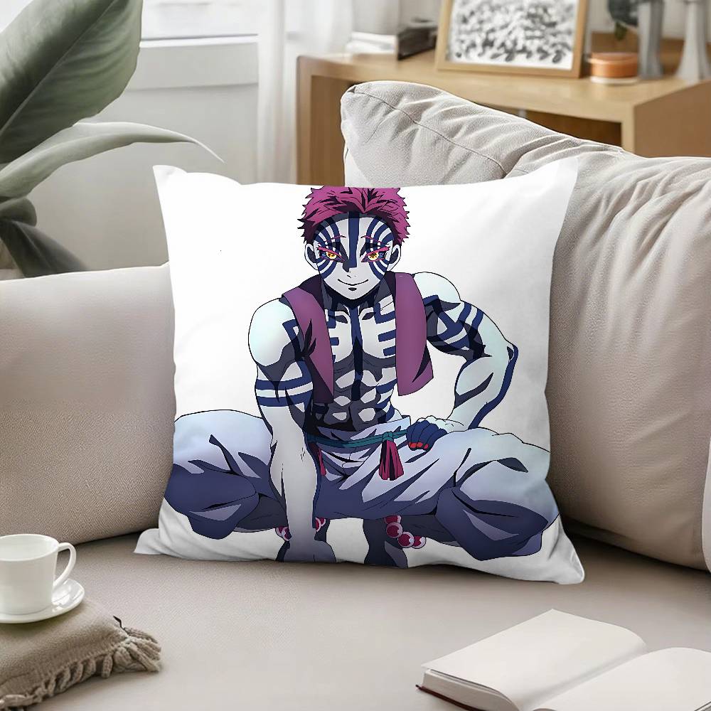 Anime A-akaza Pillow Case Cushion Cover Soft Cute Throw Pillow Case For Car Sofa Pillowcase Polyester With Zipper