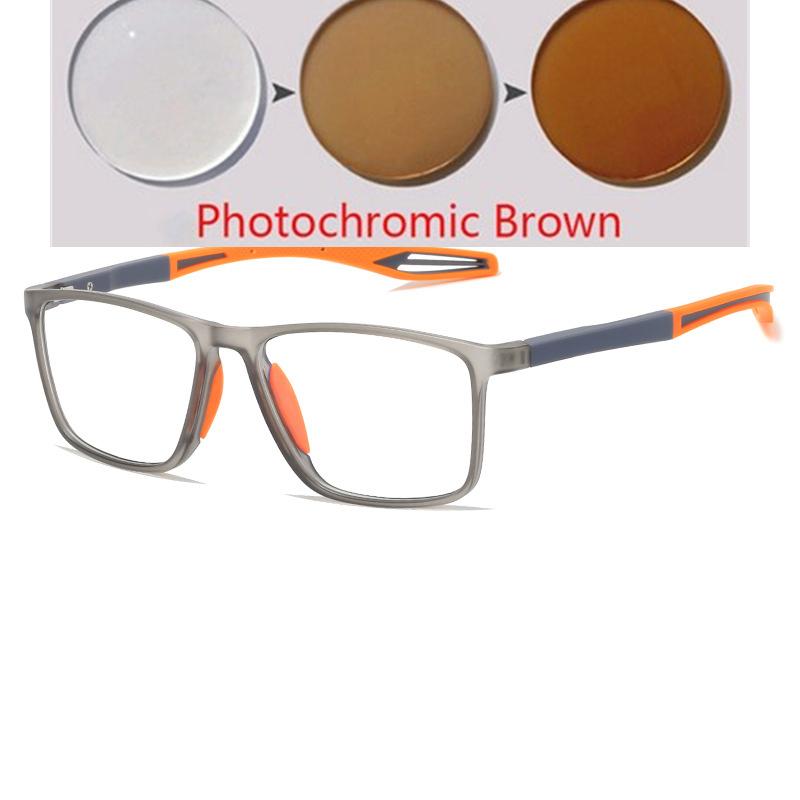 Sport Oversized Prescription Glasses For The Nearsighted Women Men Myopia Photochromic Eyeglasses 0 -0.5 -0.75 To -6.0