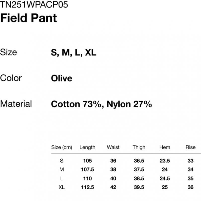 ThIs Is Never That Field Pant Olive