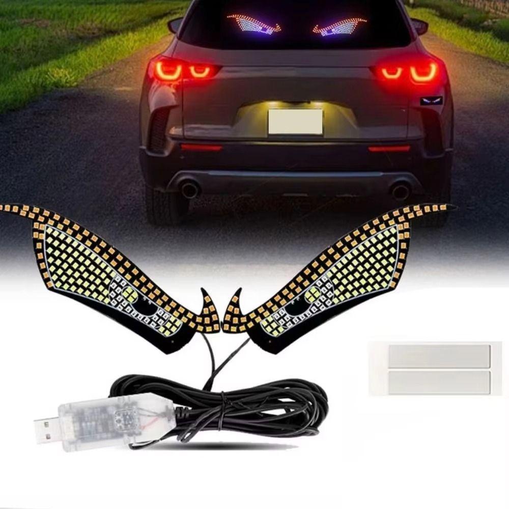 5V Demon Eye Light Multi-Mode Car Decor Light LED Windshield Display  Vehicle Lighting