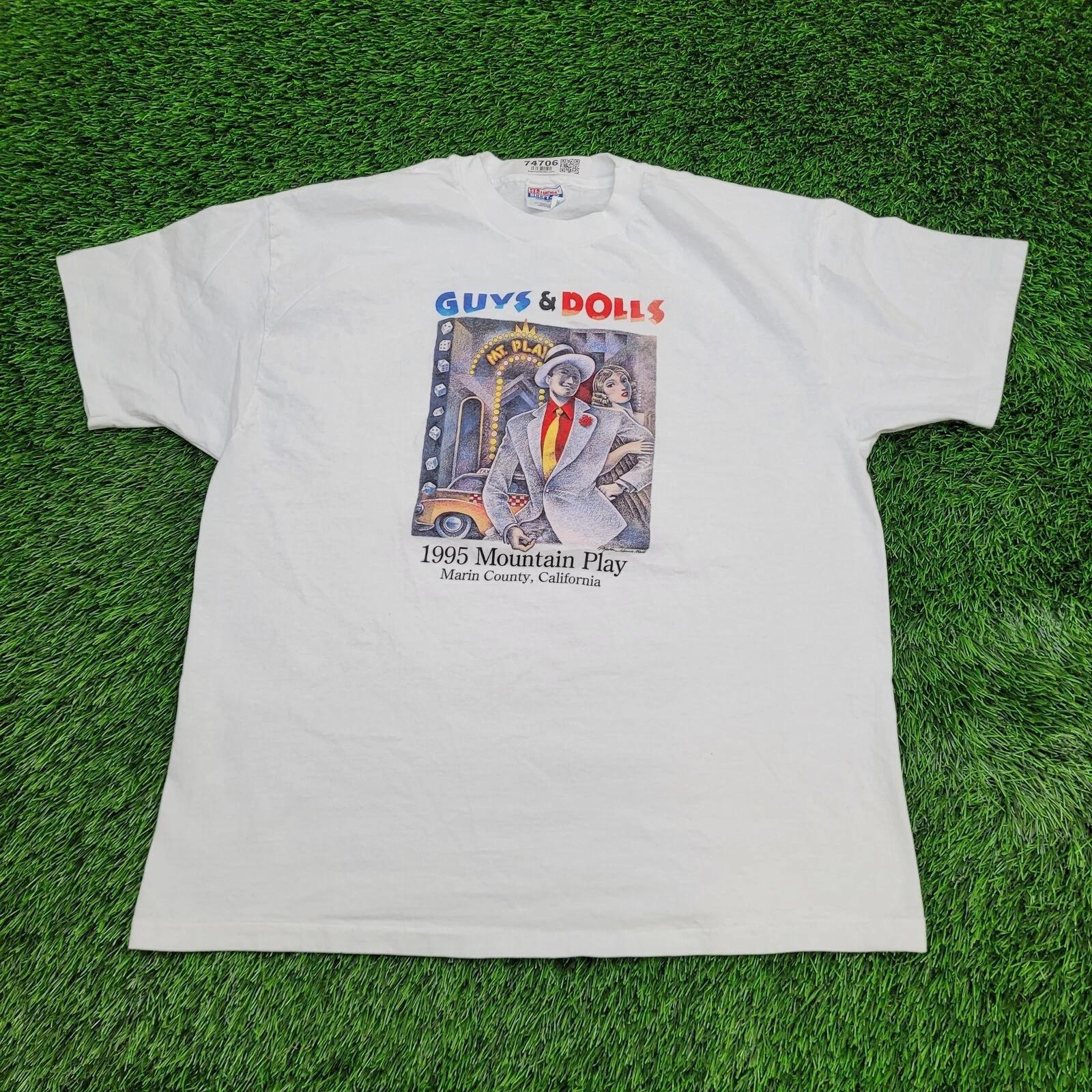 

Vintage 1995 Theater Play Shirt XL 23x27 White 3XL