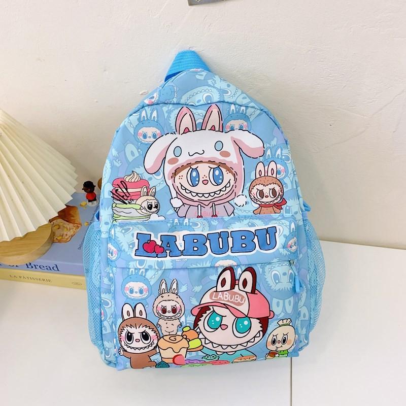 Labubu Cute Cartoon Children's Backpack Adorable Lightweight School Bag For Kids