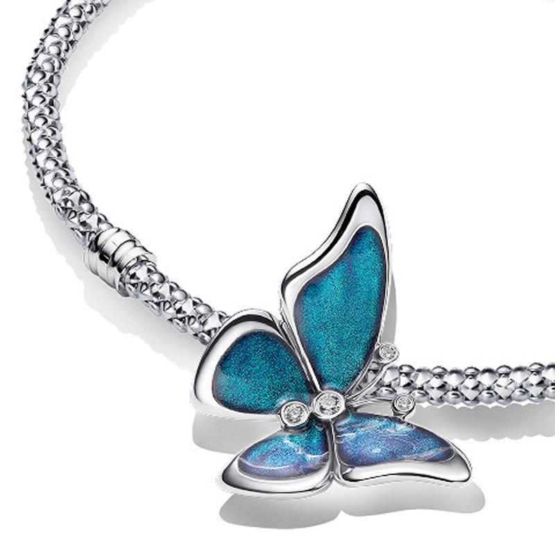 Pandora Butterfly Edge Design Bracelet Women Bracelet Silver ZT3113