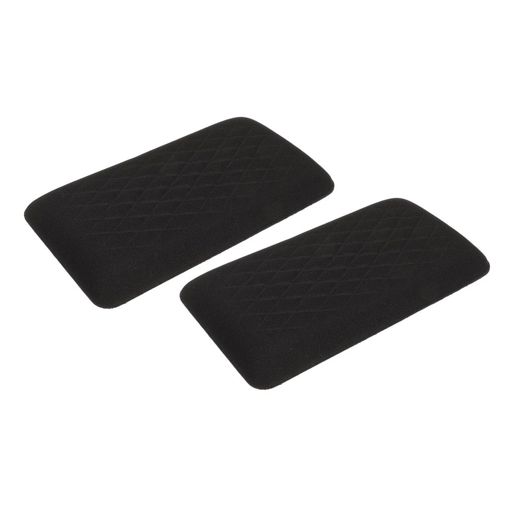 2pcs Car Leg Pads Sponge Soft Universal Automobile Center Console Knee Elbow Pad Cushion Black