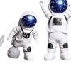 4Pcs Astronaut Statue Fireplace Model Resin Spaceman Figurine Home Decor