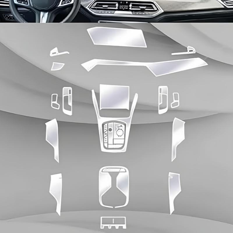 

Car Central Control Navigation Panel Protective Film TPU For BMW G06 X6 - Car Interior Accessories a 1