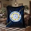 Coperta in Pile a Tema Leeds United Morbida e Accogliente in Peluche per Camera da Letto Divano Viaggio
