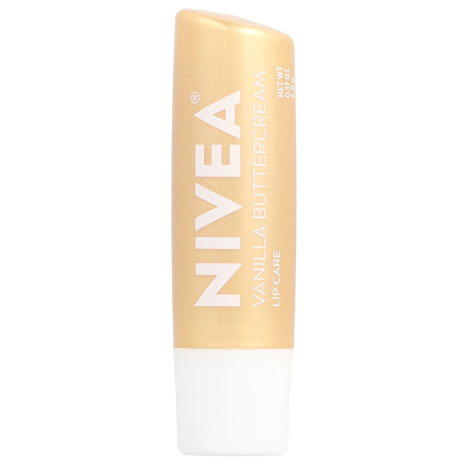 Nivea, Питательное увлажнение на весь день, уход за губами, ванильный сливочный крем, 4,8 г (0,17 унции)