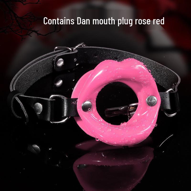 SM Bâillon Boule avec Pilules - Ensemble Jouet de Contrainte Bondage