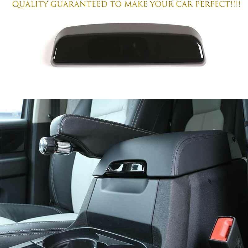Fit For Discovery 4 2010-2016 Gloss Black Middle Console Armrest Box Cover Trim