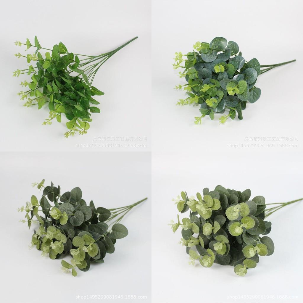 Faux 16prong Silk Eucalyptus Robusta Smithfor Floral Arrangements And Garden Decoration