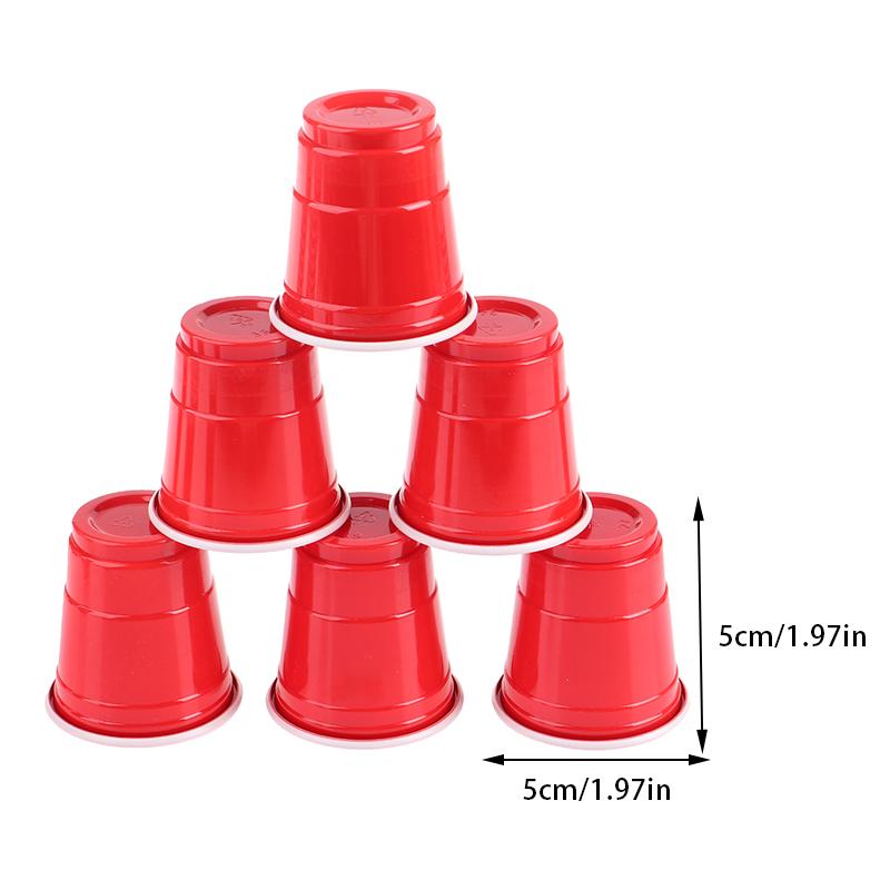 50Pcs 2Oz Disposable Plastic Cups For Baby Shower Christmas Wedding Birthday Party Decor Drinking Cup Bar Restaurant Supplies