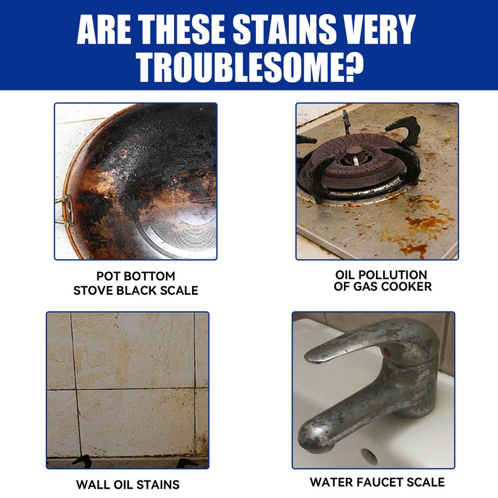 Pasta do czyszczenia piekarnika i naczyń ze stali nierdzewnej Usuwa plamy z garnków patelni Uniwersalny środek czyszczący do usuwania rdzy