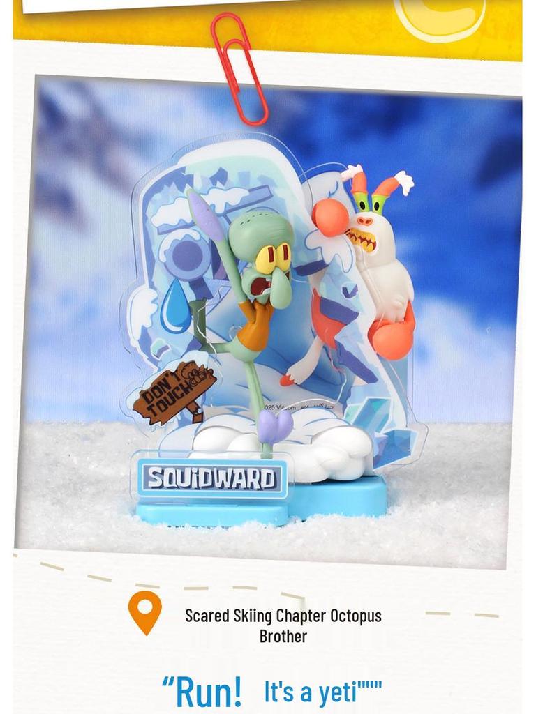 SpongeBob SquarePants Adventure Figures: Patrick, Squidward, Mr. Krabs Blind Box Ornaments