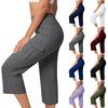 Women's High-Waisted Casual Athletic Slim-Fit Outdoor Fitness Yoga Pants With Pockets
