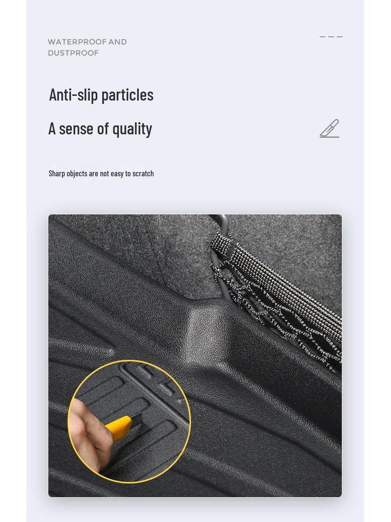 Kofferraummatte für den Toyota Prado (2024): Innenraummodifikation für die Heckklappe