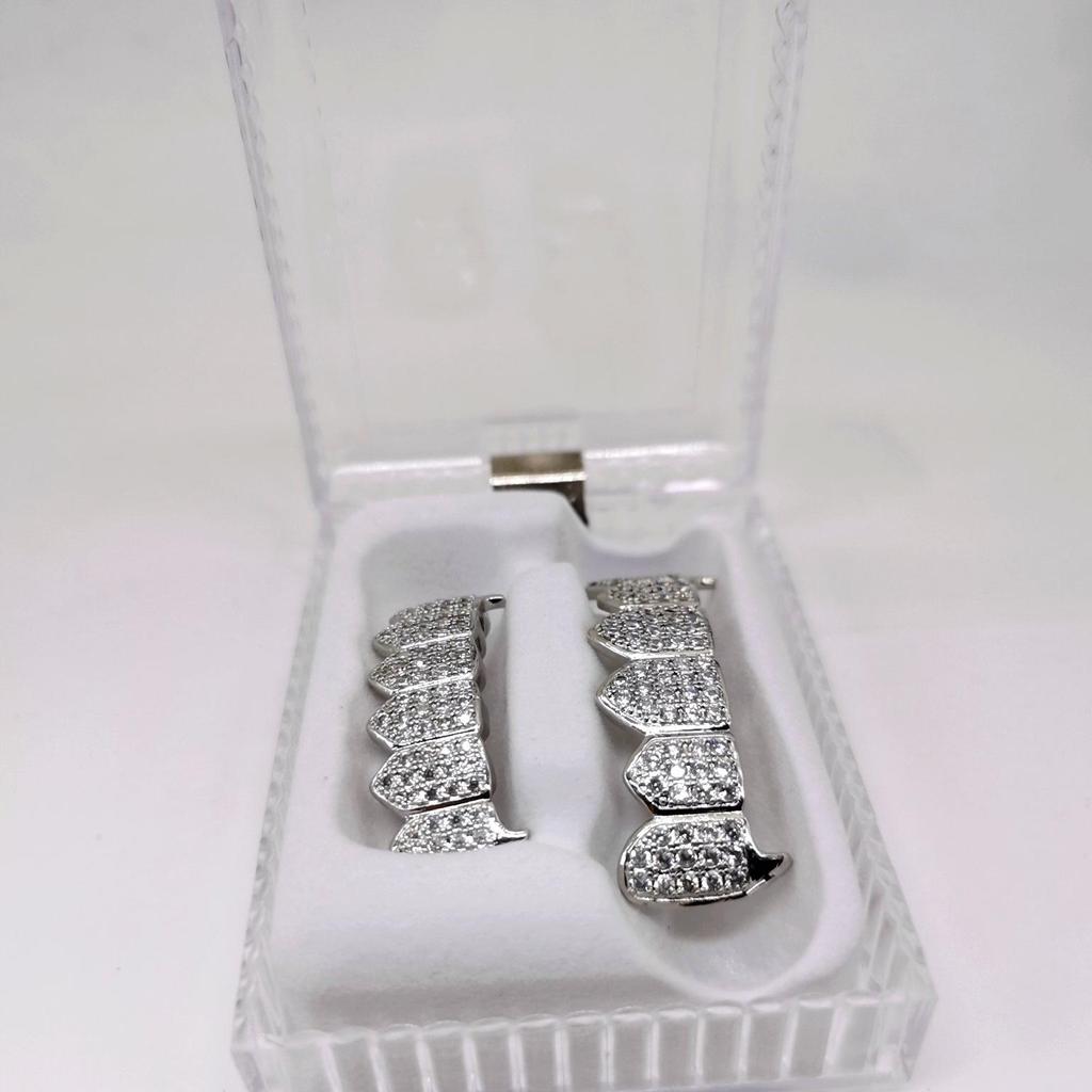 Zirkonia Tijgertand Halloween Hip-Hop Kostuum Tanden