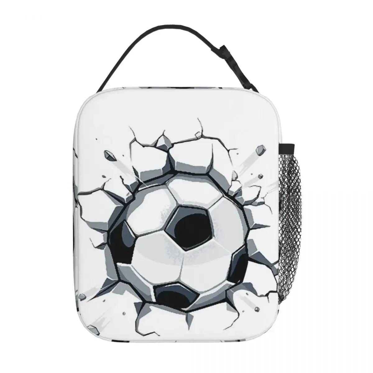 

Искусство Рисования Футбольного Мяча Чемпионат мира 2022 Футбольная Игра Спорт Ланч-Боксы Изолированная Сумка-Тоут для Ланча Водонепроницаемая Коробка Бенто Сумки для Пикника 26x21x11CM