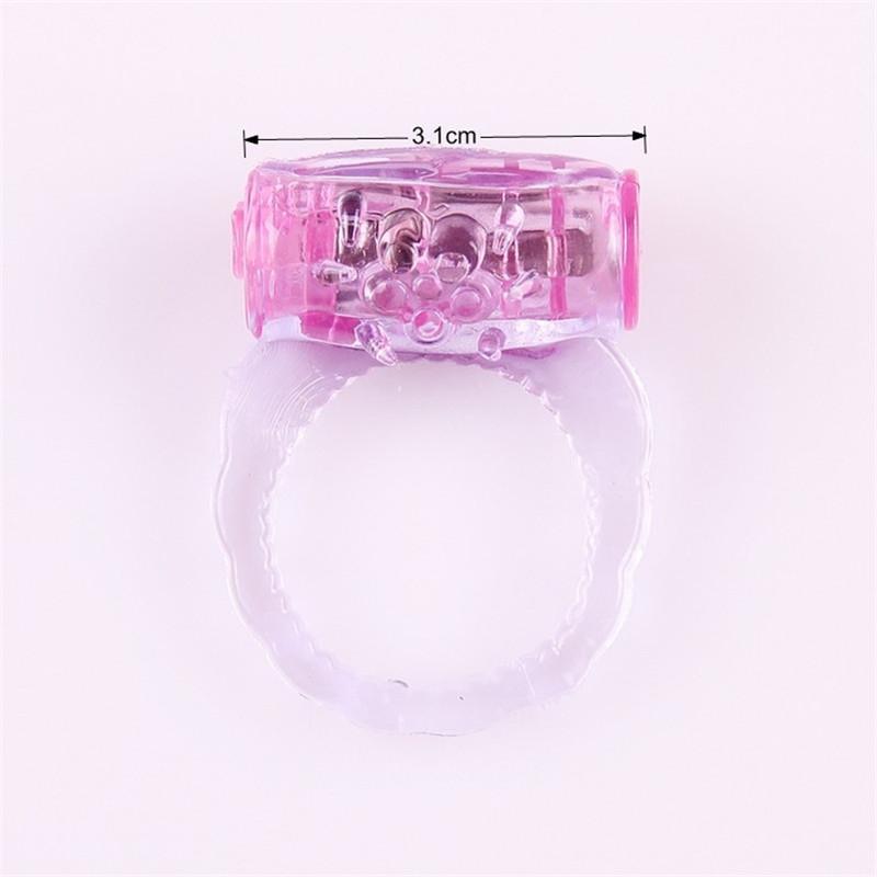 Delay Lasting Ring Sex vibrator Strong Erection Tingling additional Stimulation finger rings bullet Vibrating Lover Ring