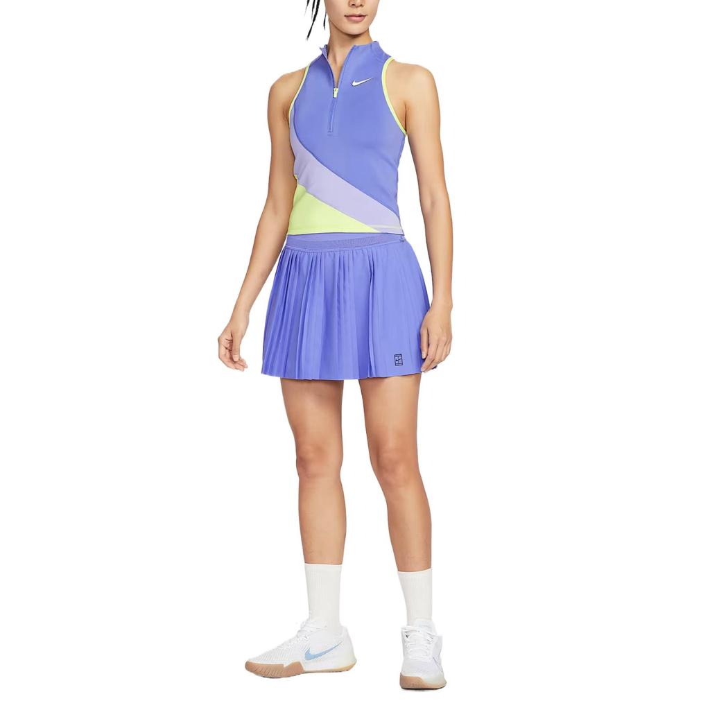 NikeCourt Advantage Dri-FIT Pleated Tennis Skirt Purple Ink Women FZ6513-570