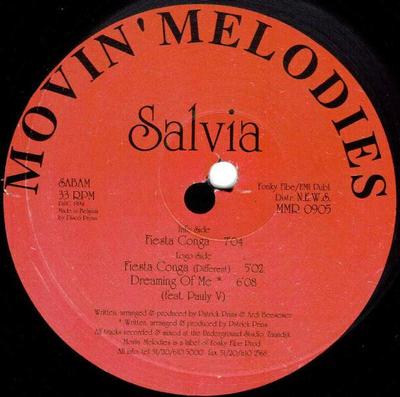 12inch Record SALVIA - Fiesta Conga MMR0905 Movin' Melodies 1994 Belgium Dance & Electronica Used