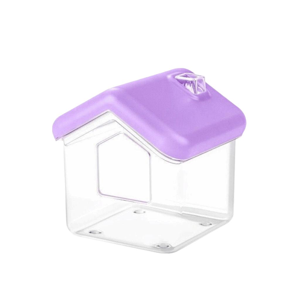 Anti-Spill Hamster Sand Bath Transparent Golden Bear Bathroom Hamster Toilet  Pet Habitat