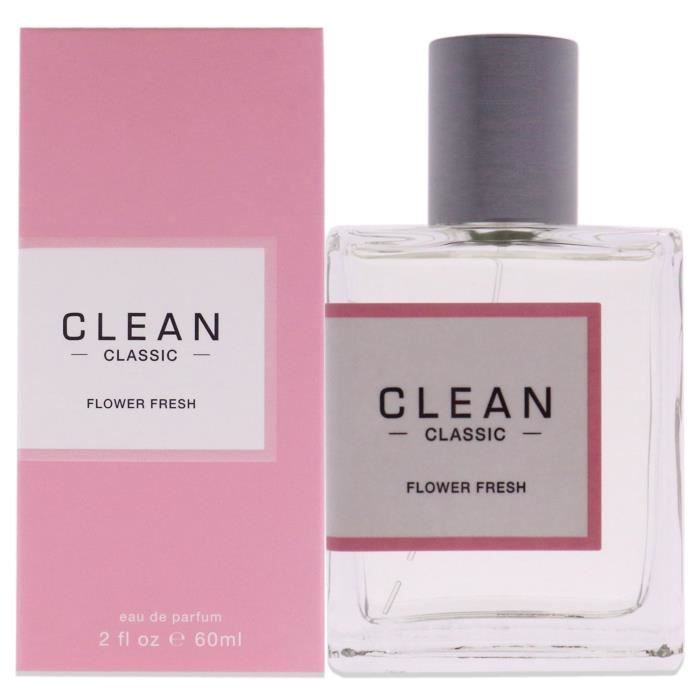 Classic Flower Fresh par Clean pour femme - Spray EDP 2 oz