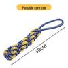 Pet Interactive Cotton Rope Teething Ball with Double Pull Knot for Dogs