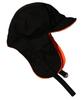 Seullipiseullib [Unisex]F/W Reversible Satin Trooper Hat Black/Orange