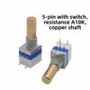 15 Mm Shaft Length Potentiometer Switch A10K Potentiometer