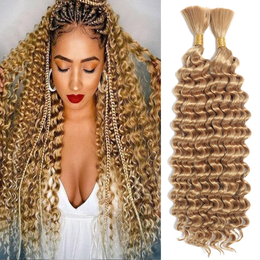 Synthetic Deep Wave Bulk hair For