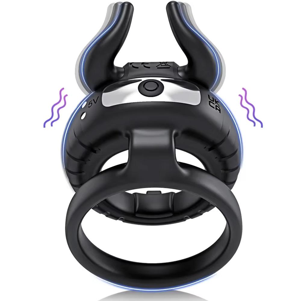 Nastavitelný Měkký Silikonový Pánský Kroužek na Penis Vibrace s Dálkovým Ovládáním Zpoždění Ejakulace Stimulace Klitorisu Sexuální Hračka pro Páry