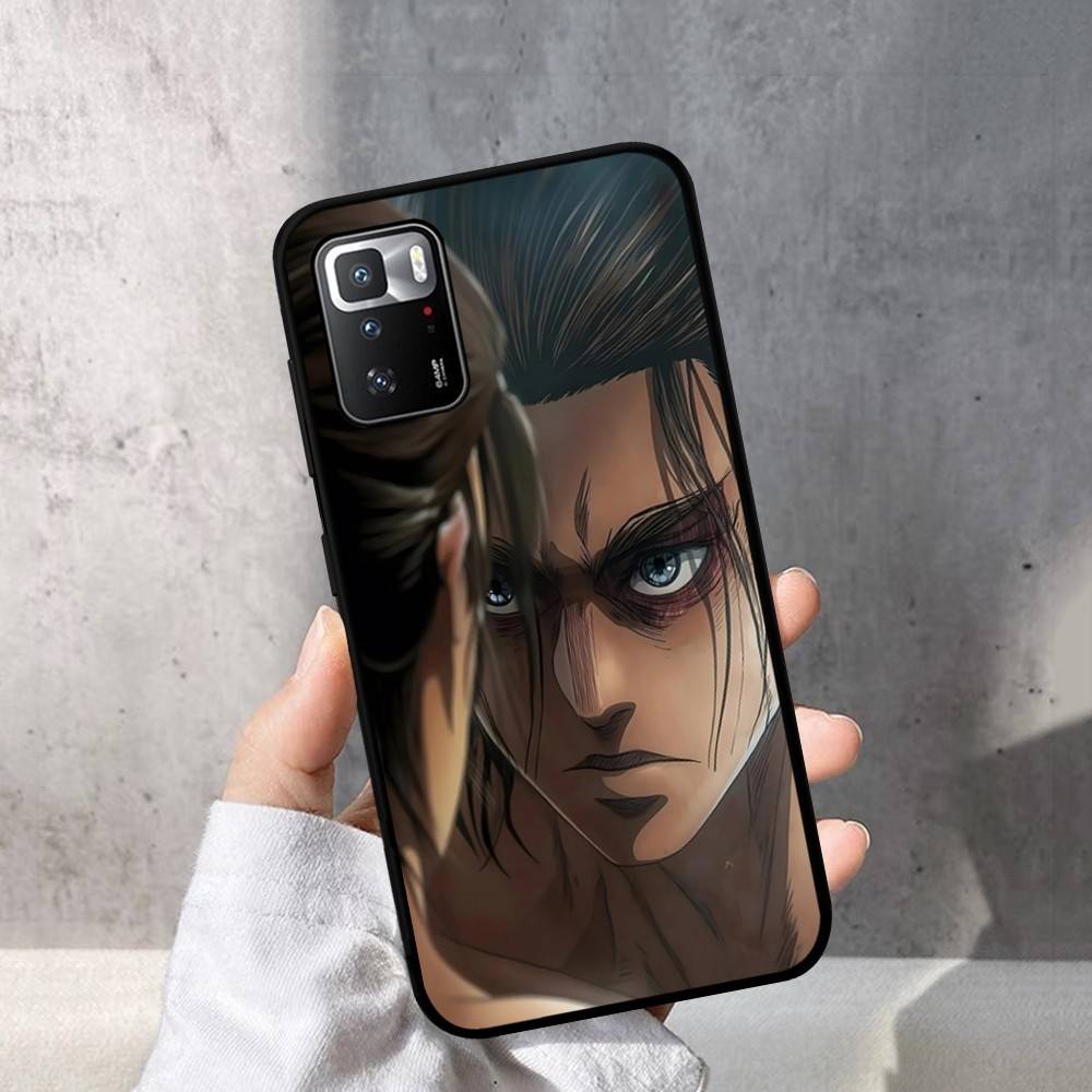 Anime Attack On Titan Phone Case For Redmi Note 4 X 5 A 6 7 8 T 9 9S 10 11 11S 11Epro Poco M3 pro