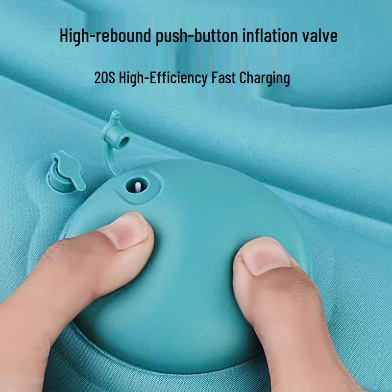 Aufblasbares Lendenstützkissen mit Druckknopf für lange Reisen und Sitzen