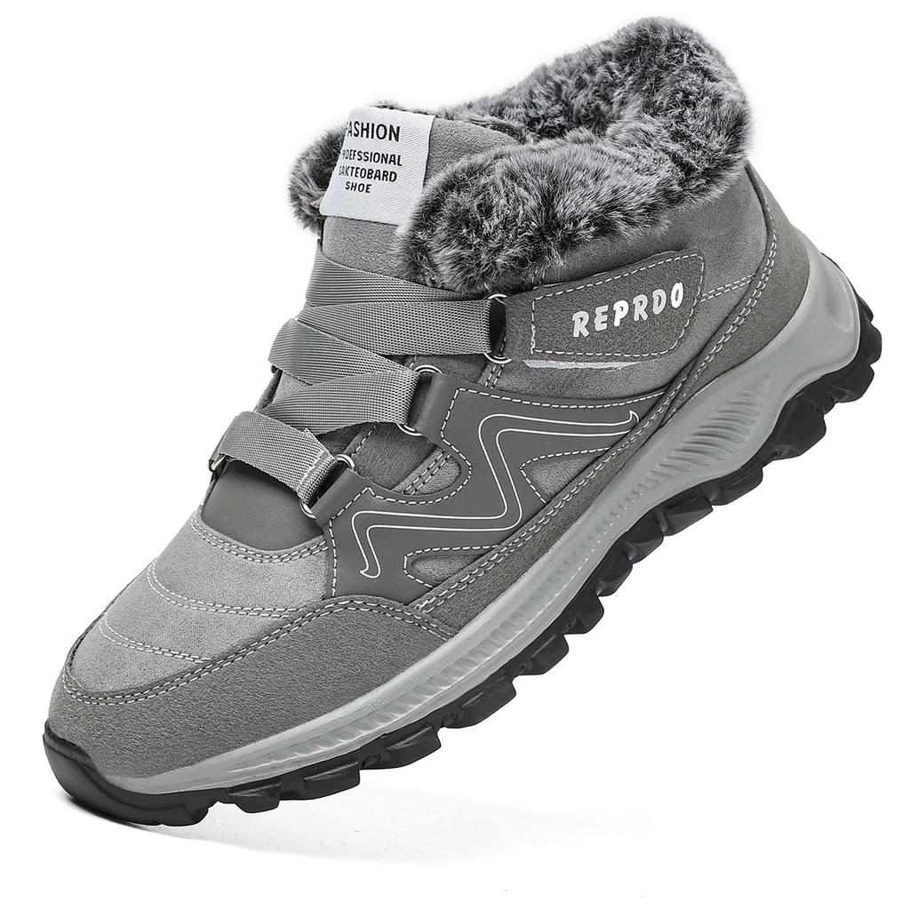 Männer Schnee Stiefel Outdoor Schuhe Für Männer Dicke Sohle Turnschuhe für Männer Winter Schuhe Botines Tenis Warm Halten Fluff Herren stiefeletten